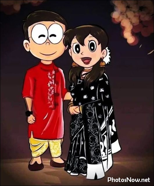 nobita-shizuka-love-photo